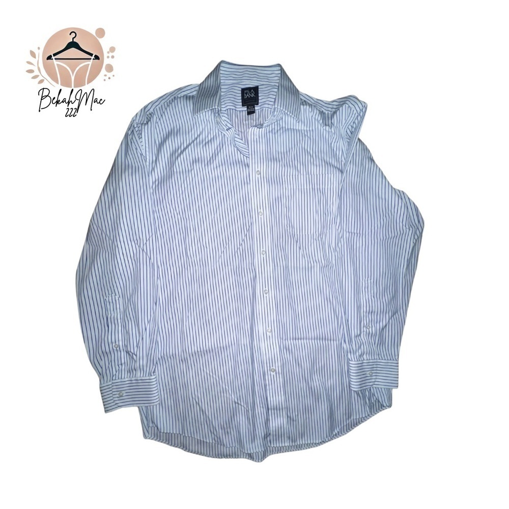 Jos. A. Bank Traveler Men’s Striped Dress Shirt - Size 16½-34